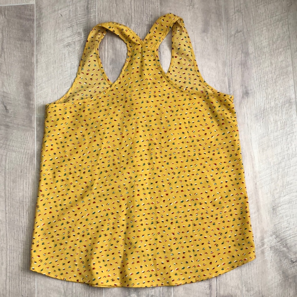 Timing Medium Yellow Razorback tank - Picture 5 of 8